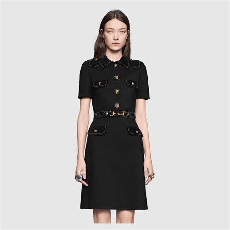 gucci dress shirt black|Gucci dresses outlet online.